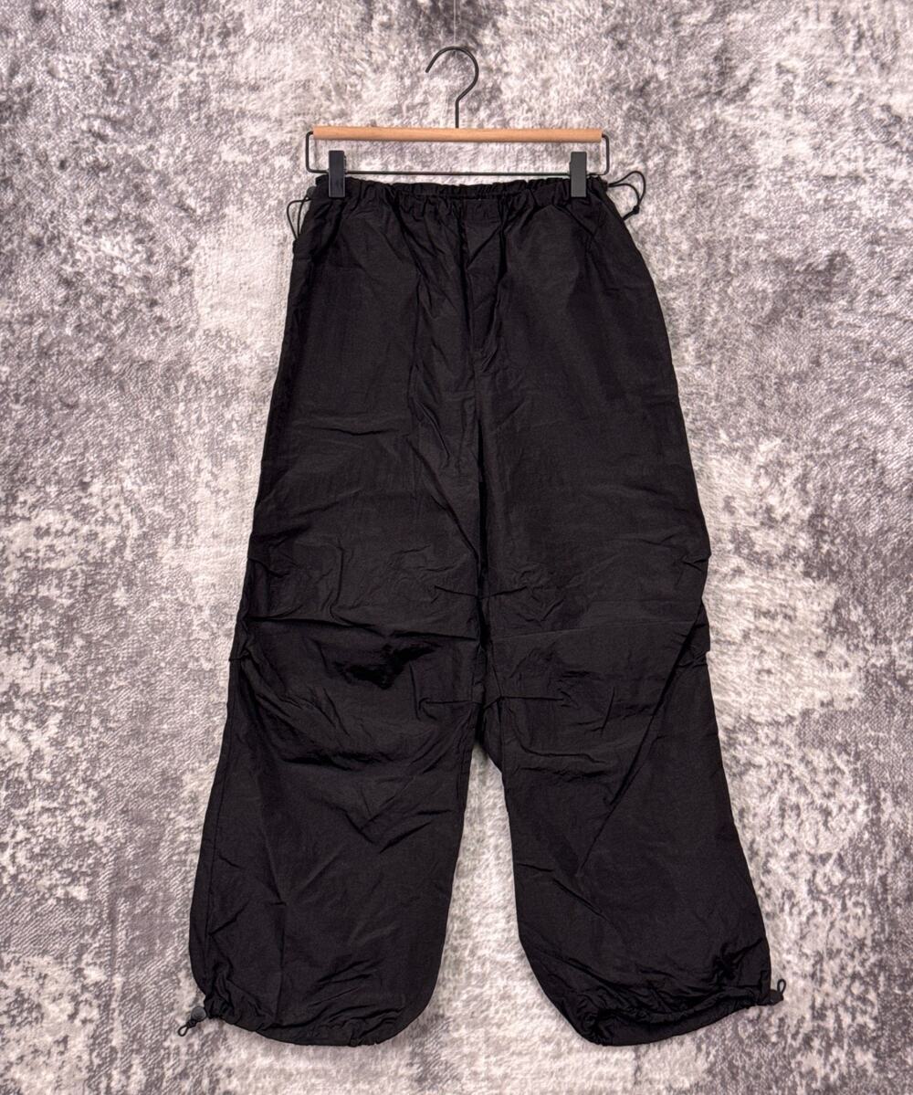 Reformation Camden Parachute Pants Small Petite Womens Black Nylon